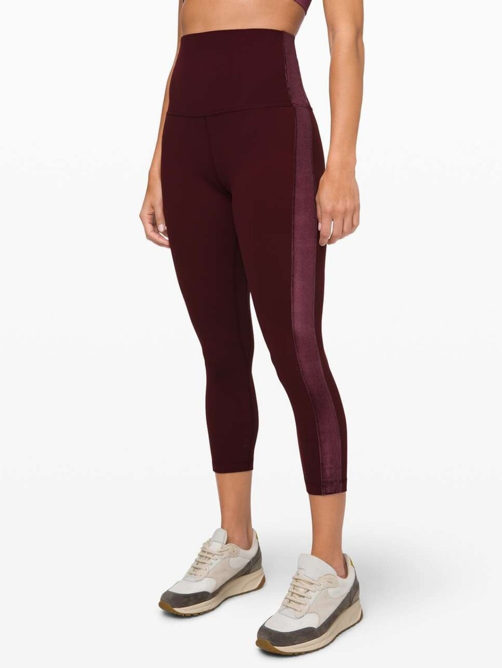 Lululemon 6 Align Super High-Rise Crop Leggings *Velvet Garnet